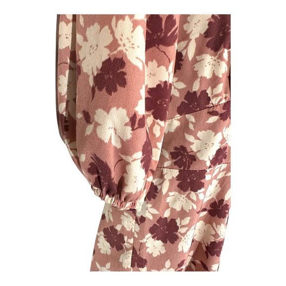LUSH Pink Floral Midi Dress Size S - Picture 6 of 10